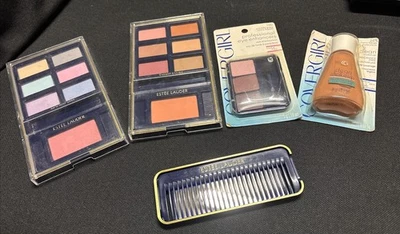 Lote Mixto De 6 Cosméticos De Belleza Lote Estée Lauder Cubierta Niña Peine Talla De Viaje Foto 1 de 4