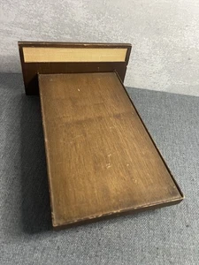 Vintage Pre Barbie Furniture Mattel Modern Mid Century QUEEN BED #807 1958 Japan - Picture 1 of 8