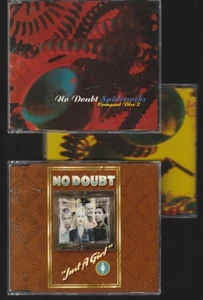 (3) NO DOUBT Just A Girl / Spiderwebs Disc 1 & 2 England UK Import CD Single Lot - Imagen 1 de 2