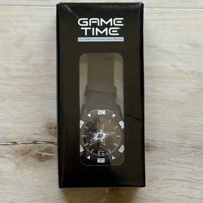 Reloj NHL Dallas Star Unisex Negro Con Logo GAMETIME Resistente a los Golpes Foto 1 de 3