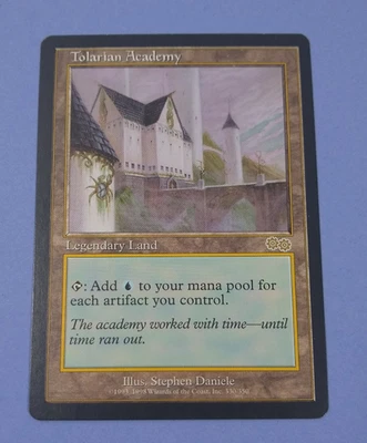 Tolarian Academy Urza's Saga Reserved List MTG Magic the Gathering - Image 1 of 4