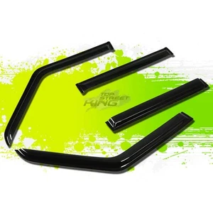 VISERA DE VENTANA TINTADA OSCURA/DEFLECTOR DE VIENTO VENTILACIÓN SOMBRA DE LLUVIA PARA 84-01 CHEROKEE XJ/BJ - Imagen 1 de 11
