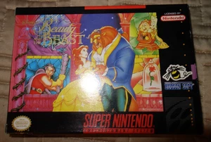 Super Nintendo SNES NTSC USA - DISNEY'S BEAUTY AND THE BEAST - Boxed with Manual - Picture 1 of 8