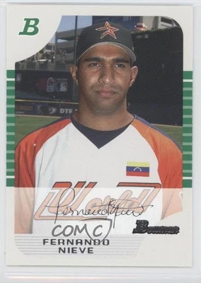 2005 Bowman Draft White /225 Fernando Nieve #BDP128 - Image 1 of 2