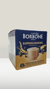 128 CAPSULE Caffè Borbone GUSTO SUPER GINSENG COMPATIBILE con DOLCE GUSTO - Imagen 1 de 9