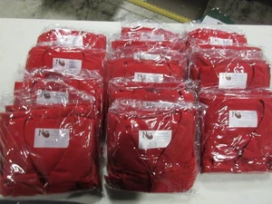 Lot of 13 Matte Red 4'3"-4'5" Graduation Cap Gown Ensembles Kindergarten - Picture 1 of 3