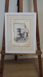 Original Drawing/collague By The Venezuelien Artist Roberto Hernaiz - Picture 1 of 5