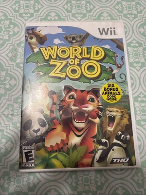 World of Zoo (Nintendo Wii, 2009) No Manual, Tested Working, Polished - Image 1 of 4