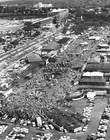 1959 MINNESOTA STATE FAIR MIDWAY 11x14 PHOTO AMUSEMENT PARK RIDES GRANDSTAND MN