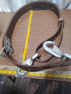 Vintage Klein Tools Lineman Arborist Climbing Tool Belt Never Used. Very Nice! - Picture 1 of 5