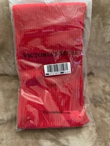 Victoria Secret VS PINK Logo Valentine Winter RED SCARF 66" x 8" - Picture 1 of 4