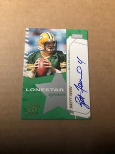 2002 Stadium Club Lone Star Signatures #LSBF Brett Favre - Picture 1 of 2