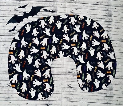 Spooky Little Haunts Nursing Pillow Cover Ghost Ghouls - Image 1 of 2