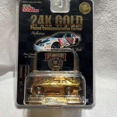Racing Champions 24K Gold Plated 1/64 50th Anniversary No 5 Terry Labonte Nascar - Image 1 of 4