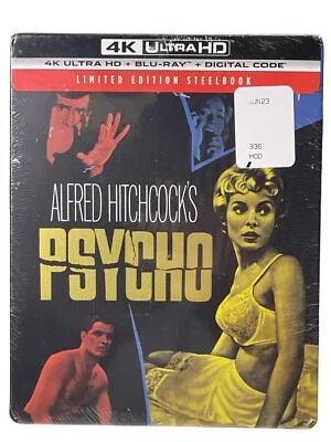 Alfred Hitchcock’s Psycho Limited UNCUT Edition Steelbook (4K + UHD + Blu-Ray) Foto 1 de 3