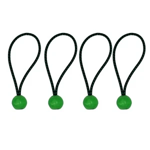4 x Tarpaulin Bungee Balls Glow in the Dark for Tents Tarpaulin 15cm/23cm or 30c - Picture 1 of 1
