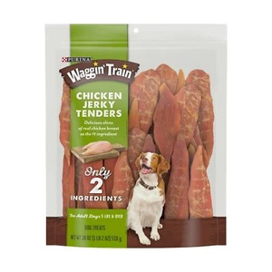 Purina Waggin' Train Chicken Jerky Tenders Adult Dogs Treats Food 18 Oz 1 Pck - Picture 1 of 12