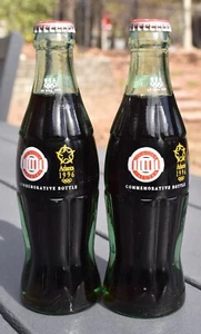 Coca-Cola Salutes Atlanta Host 96 Olympic Games TWO Commemorative Coke Bottles - Picture 1 of 3