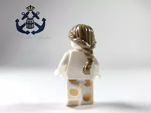LEGO Minifigure capelli marrone scuro coda di cavallo lunga intrecciata francese 88286 per Lex Murphy - Foto 1 di 2