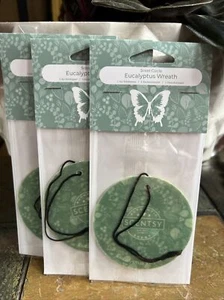 Lotto 3 Scentsy Cerchio Profumo Deodorante Auto Spedizione Gratuita Corona Eucalipto - Foto 1 di 1