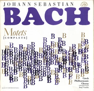 2LP BACH Complete Motets VESELKA CzPO Choir SOVADINA Organ SUPRAPHON SUAST-50821 - Picture 1 of 3