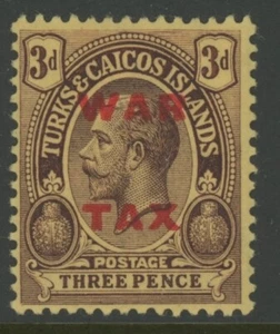 TURKS & CAICOS ES, COMO NUEVO, #MR8, OG NH, LIMPIO, SÓLIDO Y CENTRADO - Imagen 1 de 1