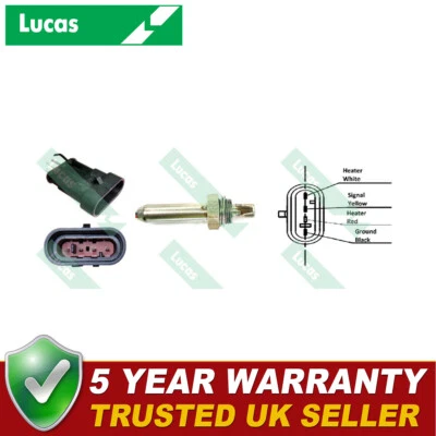 Per Vauxhall Omega 1994-2001 2.0 Lucas Sensore Ossigeno Lambda LEB215PV - Immagine 1 di 2