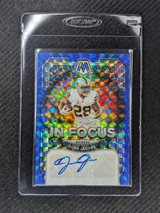2023 Panini Mosaic - In Focus Signatures #IF-JJ Josh Jacobs  - Picture 1 of 2