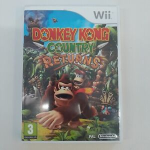 Wii Donkey Kong Country Returns Nintendo 2010 Video Game No Manual Retro PALCharity item
