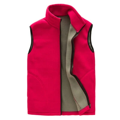 Mens Womens Bodywarmer Gilet Body Warmer Fleece Sleeveless Jacket Coat Vest Top - Image 1 of 4