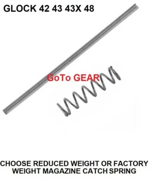GOTO GEAR Magazine Catch Spring & Slide Lock Spring For Glock 42, 43, 43X, 48