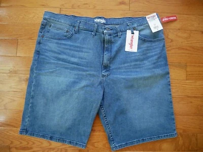 Wrangler Big and Tall Men's Denim Shorts 46 NEW Medium Stonewash - Image 1 of 4