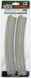 Kato 2-241 HO Unitrack 28 3/4 Radiuskurve Betonschwellen 4 Stück - Bild 1 von 1
