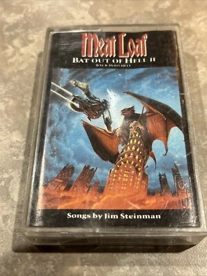 MEAT LOAF BAT OUT OF HELL II Back In To Hell Cassette TAPE 1984 ***TESTED*** - Image 1 of 4
