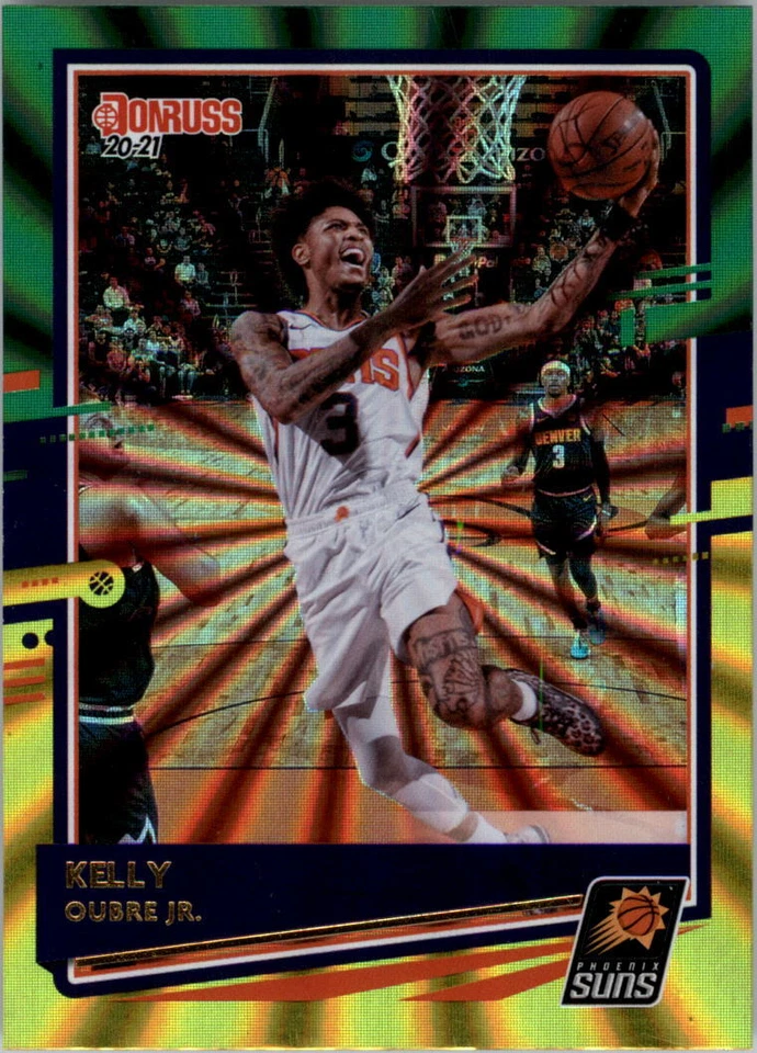 2020-21 Donruss Holo Green and Yellow Laser Basketball Card Pick - Image 1 of 1