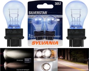 Sylvania Silverstar 3057 26.9/6.7W Two Bulbs Brake Stop Tail Upgrade Replace OE - Picture 1 of 12