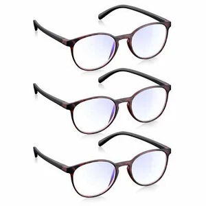 Blaulichtbrille Computerbrille Gamingbrille, 3 Paar Pack für Herren & Damen - Bild 1 von 56