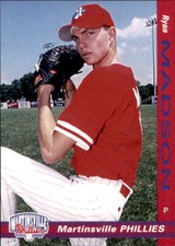 1998 Martinsville Phillies Grandstand #16 Ryan Madson Moreno Valley California 