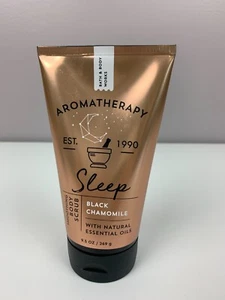Bath Body Works Aromatherapy Sleep Smoothing Body Scrub Black Chamomile 9.5 oz - Picture 1 of 3