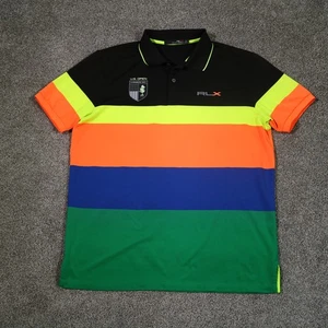 Ralph Lauren RLX Polo Herren Large US Open Chambers Bay 2015 Golf Tennis Shirt - Bild 1 von 11