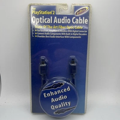 New Optical Audio Fiber Cable For PlayStation 2 Intec - Image 1 of 3
