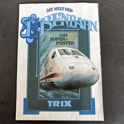 Póster "Die Welt der Eisenbahn" TRIX con tren expreso interurbano alemán Foto 1 de 2