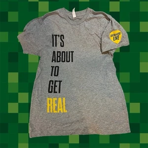 New Promotional Guitar Hero Live Official  T-Shirt Gray Small About To Get Real - Picture 1 of 4