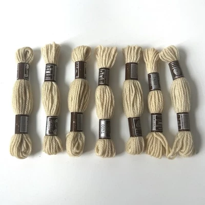 DMC Laine Colbert Tapestry Yarn Lot of 7 # 7400 100% Virgin Wool 8 Meters Each - Image 1 of 4