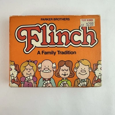 Vintage Flinch 1983 Parker Brothers Card Game A Family Tradition Full Set Age 8+ - Image 1 of 4