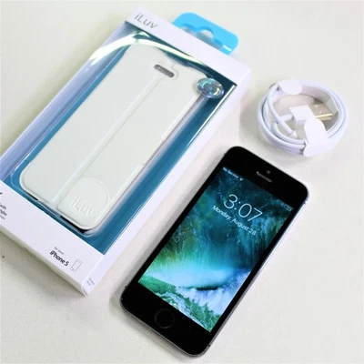 Vintage Apple iPhone 5s AT&T A1533 Smartphone 4G LTE Space Gray 16GB Bundle - Image 1 of 4