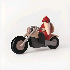 Björn Köhler - Papá Noel en motocicleta pequeño - NUEVO & EMBALAJE ORIGINAL - Imagen 1 de 1