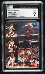 1993-94 Fleer Ultra All-NBA Team Patrick Ewing #7 CGC 9 Mint HOF - Picture 1 of 3