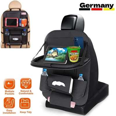 1x Rückenlehnentasche Rücksitztasche Rückenlehnenschutz Auto Organizer Rücksitz - Bild 1 von 4