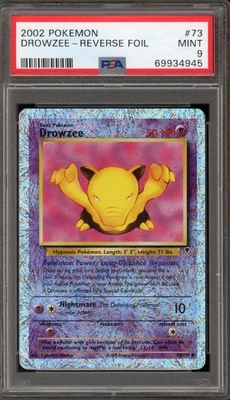 Pokemon Drowzee Legendary Coll. Reverse Holo #73 PSA 9 Mint - Image 1 of 2